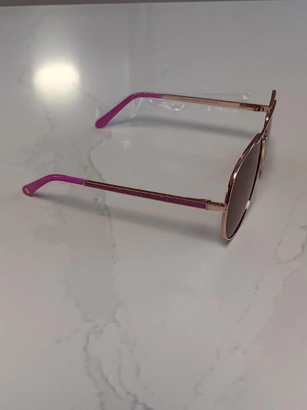 STEVE MADDEN Sunglasses Aviators Pink NEW